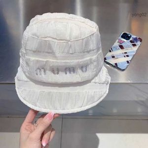 2023 New Fisherman Hat Miu Female Designer Beanie Cap Beach Hat Fisherman Hat Sunshade Hat