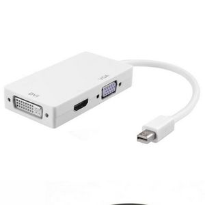 Lieferung Mini DP DisplayPort auf VGA DVI Adapter 3 in 1 Kabeladapter mit Einzelhandelsverpackung2261