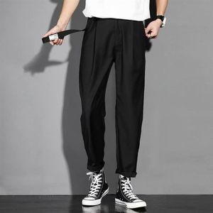 2020 Casual Men's Loose Autumn Nowy dziewięciopunktowy trend Wszechstronny Koreański Koreański Kolor Suit Trendy Pants282m