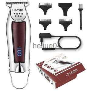 Máquina de cortar cabelo aparador sem fio profissional poderoso aparador de cabelo para homens barba aparador de cabelo kit de corte de cabelo recarregável corte de cabelo hine x0728