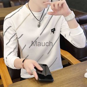 Men's T-Shirts 2022 spring men long sleeve Tshirs collar shirt long menswear render unlined upper garment of you Plus Size M3XL XXXL J230721