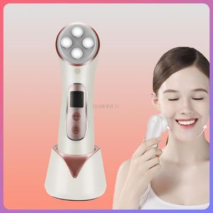 Ansikte Massager Mismon 306C Radio Frequency Beauty Devices Skin Care RF Lifting Machine Ems LED P On Rejuvenation for Home Spa 230720