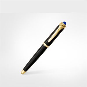 Lüks denge markası siyah gül altın kaplama çeşme kalemleri paslanmaz çelik malzeme kaplama ofis okul kırtasiye yazma kalemi gi288m