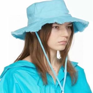 luxury designer summer women's wide brimmed hat fisherman's holiday hairline sling sunscreen2749