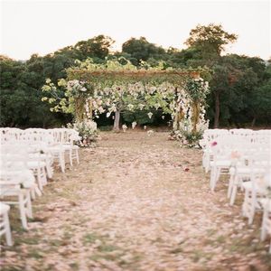 Fiori artificiali romantici Simulazione Vite di glicine Decorazioni di nozze Lungo corto Pianta di seta Bouquet Camera Ufficio Giardino Nuziale A265x