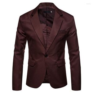 Men's Suits Fall/Winter 2023 Solid Color Casual Fashion Versatile Workplace Large Personalized Blazer