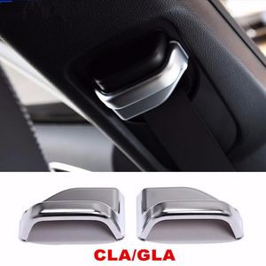 Safety Belt Decoration Sequins täcker trim 2 st för Mercedes Benz Cla C117 GLA X156 2014-16 B Klassbiltillbehör187p