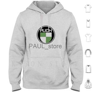 Herrtröjor tröjor puch hoodies långärmad puch gåva puch merchandise puch grejer vintage skoter italienska mod cosa gp x0720