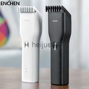 Clippers Trimmers ENCHEN Boost USB Electric Hair Clippers Trimmers For Men Adults Kids Cordless Rechargeable Hair Cutter hine Professional x0728 x0801