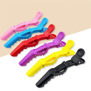 5pcs inteiros novos clipes de corte coloridos grampos de cabelo de salão de cabeleireiro acessórios diy acessórios grampos de cabelo ferramentas de estilo de cabelo Rand271z