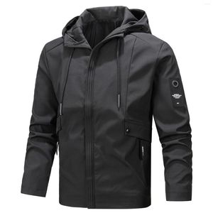 Men's Jackets Military Hooded Cargo Men Spring Autumn Multi-pocket Windproof Bomber Windbreaker Coats Size 7XL Army Tactical Jacket