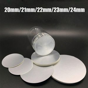 200 st 20mm 21mm 22mm 23mm 24mm aluminiumfolie tätar medicinsk kvalitet aluminium folie packning kuddar för husdjur pp ps pvc hdpe glas akryl256j