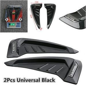 1 paar Auto Seite Körper Marker Fender Luftstrom Flügel Vent Abdeckung Trim DIY Accessories289a