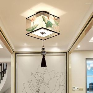 Światła sufitowe Klasyczna chińska chińska wisząca chińska design nowoczesna lampa wisiorka do sypialni salonu