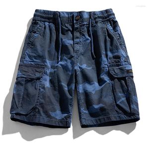 2024 Herren Shorts 2023 Männer Sommer Mode Baumwollarmee Taktische Mehrfachpocket Casual Short Hosen Camouflage Locker