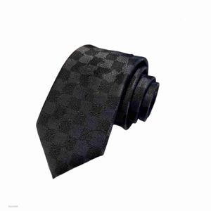 Mens Silk Neck Tie Business Style Ties Jacquard Weave Formal Occasion Designer Neckties with Box 2023