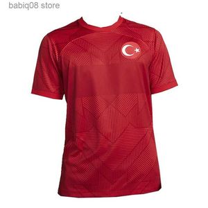 Fans Tops Tees 22 23 Türkei Nationalmannschaft Herren Fußballtrikots CELIK DEMIRAL OZAN KABAK CALHANOGLU YAZICI Home Red Away White Fußballtrikots Kurzarm T230720