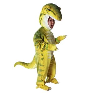 Meninos Anime Triceratops Cosplay Traje Carnaval T-Rex Dinossauro Traje Criança Macacão Halloween Purim Festa para Crianças H09103484