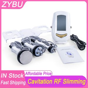 Portable Cavitation RF Slimming Beauty Machine Radio Frequency Fat Loss Body Shaping Weight Reduce Skin Tightening Face Lifting 40K Ultrasound