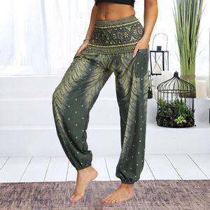 Calças Femininas Capris Trend Boho Loose Calças Femininas Casuais Hippy Calças Baggy Aladdin Harem Calças Calças de Yoga Aconchegantes Leggings de Yoga pantalones de mujer 230720