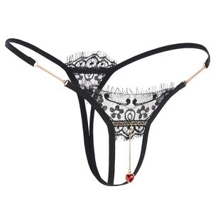 女性セクシーなランジェリーエロティックオープンクロッチパンティーポルノレース刺繍透明な下着股のないセックスウェアGストング235J