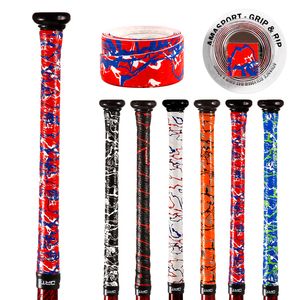 Bandeau AMASPORT Anti-Slip Baseball Bat Grip Tapes Bandeau pour Softball Bat Camouflage Stripes 230720