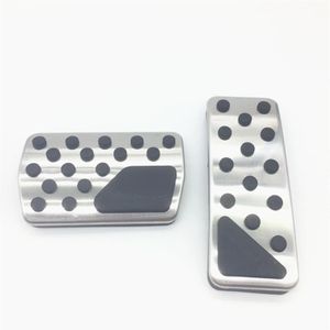 Akcelerator ze stali nierdzewnej Pedal Pedal Pedal Trim 2pcs dla Jeep Grand Cherokee 2007-2017 Wewnętrzne akcesoria 260K