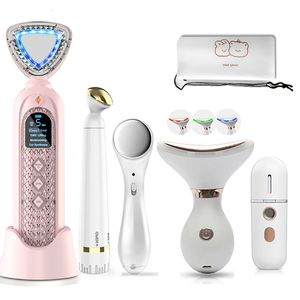 Face Massager Ultrasound Cold LED P on Therapy Skin Rejuvenation Lifting Wrinkle Acne Remover Beauty Care Tool 230720