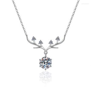 Chains 925 Silver All The Way You Have A Sense Of Design In Small Deer 2 Clavicle Chain