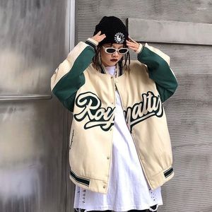 Damenjacken Japanische farblich passende Trendjacke Paare College-Stil Baseballuniform Frühling und Herbst