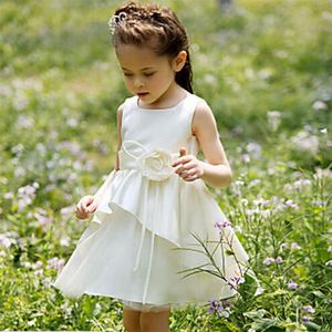 New Flower Girl Dresses Party Pageant Communion Dress for Little Girls Kids Children Princess Dress for Wedding259S