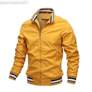 Męskie kurtki marki men kurtka 2021 nowe jesienne kurtki dla mężczyzny odzież z kapturem bluza z kapturem długie rękawy płaszcz z koreańskim stylem ubrania mody L230721