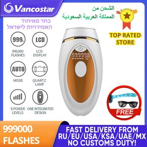 Depilador 999000 Flashes IPL Depilador LCD Laser Depilação Permanente Indolor Poepilação para Homens Mulheres Aparador Depilador Elétrico 230720