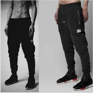 Men's Pants Wholesale-High Street fashion zipper mens joggers pants biker cool sweatpants women and men pants hip hop mens tights street dance pants Z230721