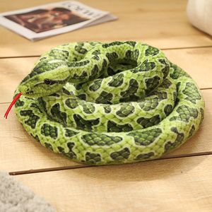 Simulated snake fake snake plush toy snake trick props spoof toy cobra doll children's toys