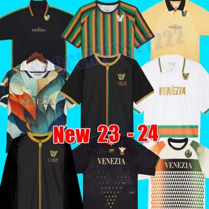21 22 23 24 Venezia FC Soccer Jerseys Home White Third Blue 4th Red 10# Aramu 11# Forte Venice 2023 Busio 27# Football Adukt Kids Kit Uniforms Long Sleeves