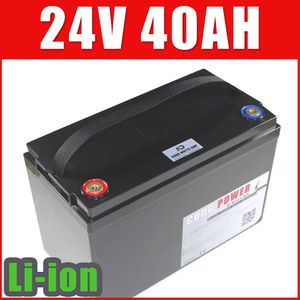 Bateria de íon de lítio 24V Ciclo profundo 24V 40AH Bateria de íon de lítio solar Robô Bateria de carro de golfe