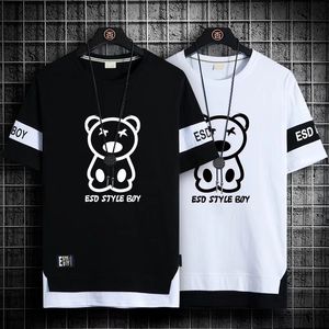 Herren-T-Shirts, Herren-T-Shirts, koreanische Mode, Sommer, Streetwear, Print-T-Shirt, lässige Herrenbekleidung, Harajuku, kurzärmelige Tops, T-Shirts für Herren, 230720