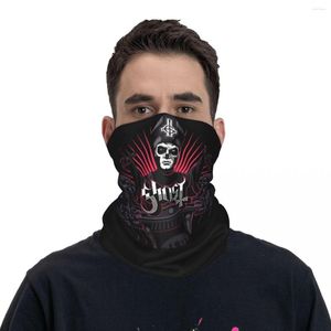 Sciarpe Ghost BC Band Merch Bandana Neck Gaiter Wrap Scarf Summer Fishing Face Mask For Men Women Antivento