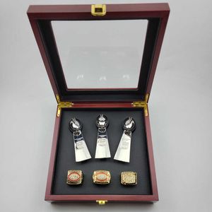 3 Super Bowl Trophies and 3 Washington Red Skin Championship Ring Sets