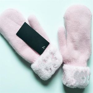 Warme weibliche Winter-Lederhandschuhe plus Woll-Touchscreen Rex-Kaninchenfell Han-Version Radfahren Anti-Kälte-Schaffell-Fäustlinge280U