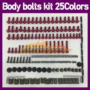 268-teiliges Motorrad-Verkleidungsschrauben-Set für KAWASAKI NINJA ZX9R ZX-9R ZX900 ZX 900 9R 9 R 900CC 98 99 1998 1999 Komplett MO288v