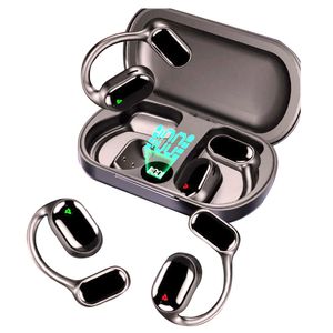 Knochenleitungskopfhörer Blue Tooth True Wireless-Kopfhörer 9D Stereo HD Business-Ohrbügel Lange Akkulaufzeit Luftleitungs-Nicht-In-Ear-Headset Ipx5 Wasserdicht