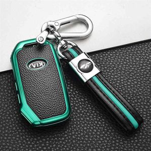 ソフトTPUカーカバーケースシェルシェルポケットKia Sportage Ceed Sorento Cerato Forte 2018 2019 Smart Key Case Accessories301b