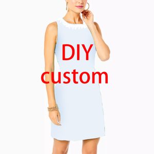 Основные повседневные платья Cloocl Fashion DIY Индивидуальное платье вашего дизайна 3D Женщины Женщины Платья Летнее платье без рукавов с кисточками 230720