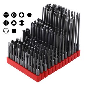 Śrubokręty 12 -PCS bity do śrubokręta elektrycznego 1 4 -calowy Shank 50 75 100 mm Długie magnetyczne narzędzie Bit 230721