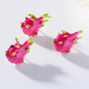 Brooches Lovely Mini Enamel Collar Pins For Girl Boy Kids Summer T-Shirt Lace Dress Dragon Fruit Lapel Pin Jewelry Accessories Corsage