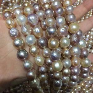 12x13mm baroque Mixcolor irregular loose pearl beads strands Edison 16 inch for jewelry making260S