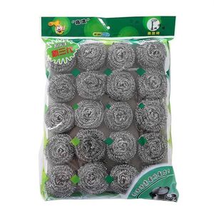 Küche Edelstahl Wolle Draht Ball Pinsel Scheuer Pads Reinigung Pinsel Topf Wäscher Reiniger Peeling Rost Entferner Schüssel Schüssel Pfanne sc331h