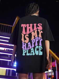 Männer Hoodies Graffiti T-shirts Frauen Koreanische Brief Hip Hop Kurzarm T Y2k Kleidung Tops Männlich Baumwolle Crewneck Zurück drucken Mode